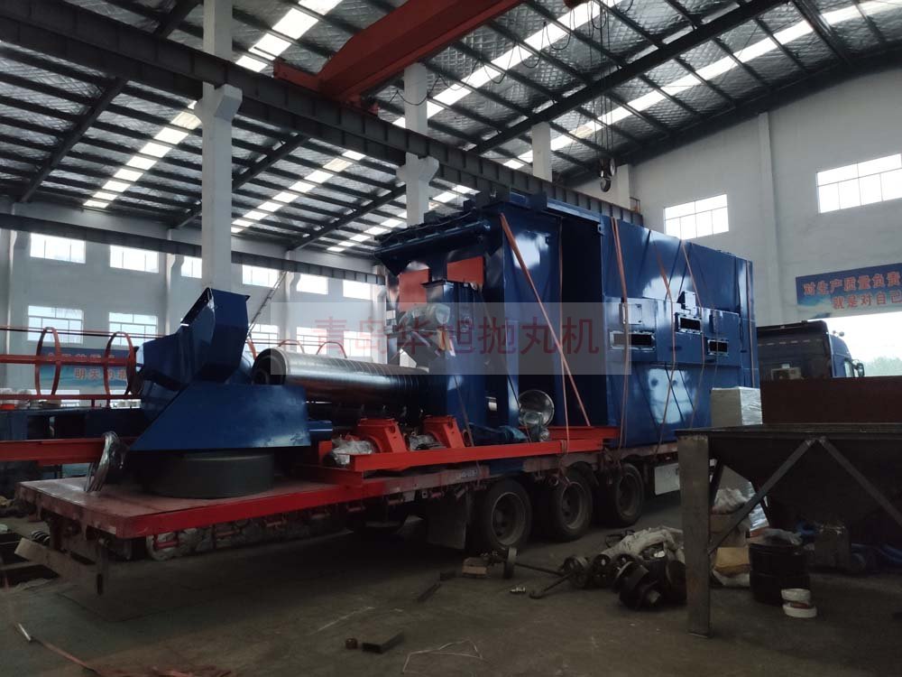 Q3720吊鉤式拋丸機裝車(chē)發(fā)貨圖
