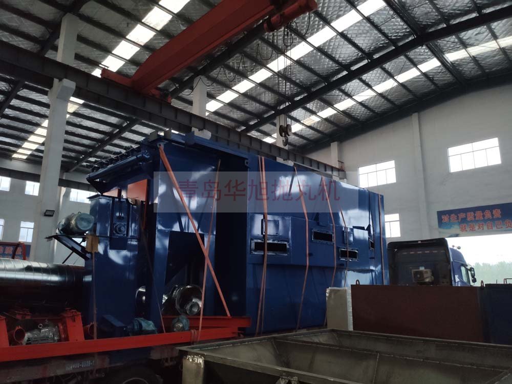 Q3720吊鉤式拋丸機裝車(chē)發(fā)貨圖