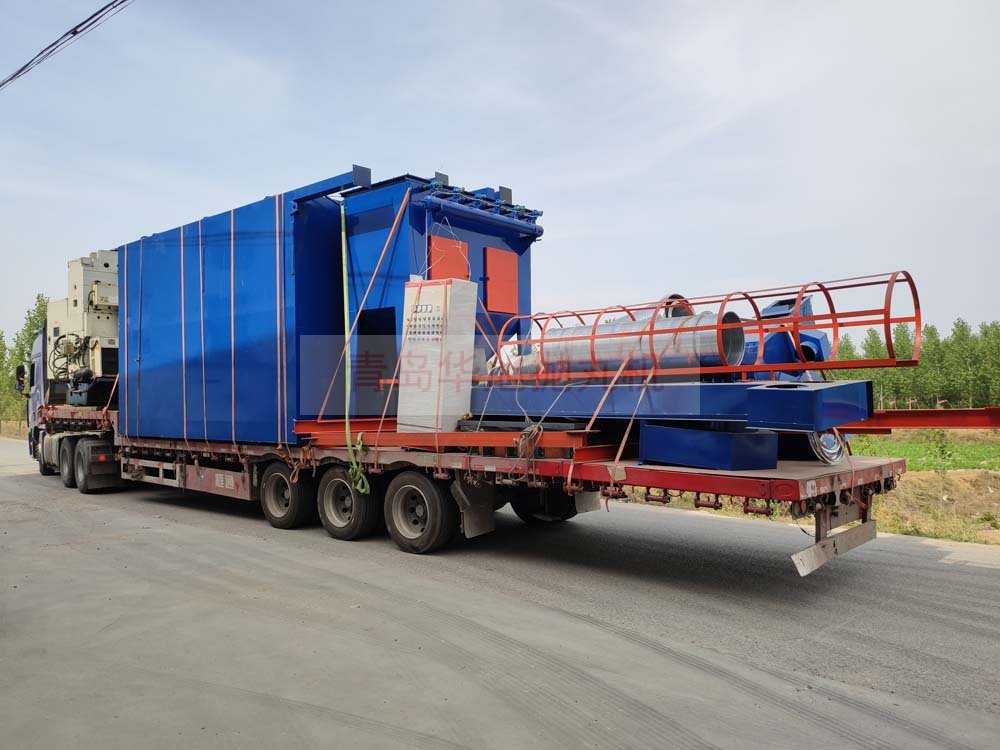 Q3720吊鉤式拋丸機裝車(chē)發(fā)貨圖